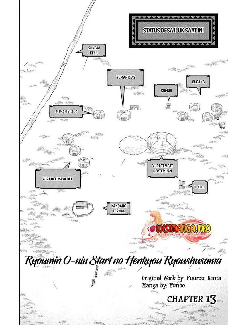 Ryoumin 0-nin Start no Henkyou Ryoushusama chapter 13